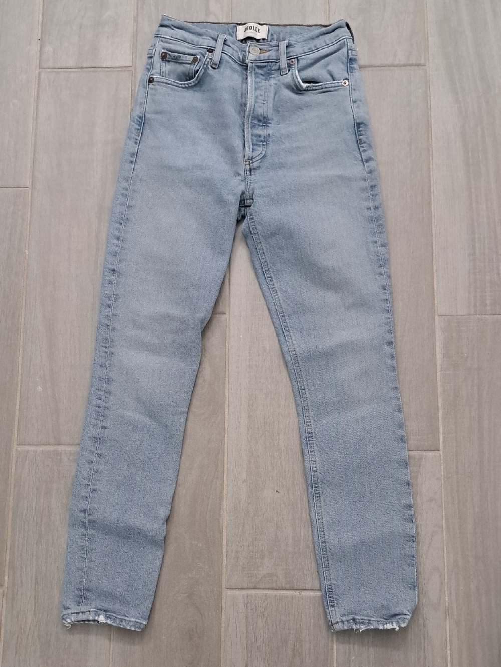 Agolde Nico Button-fly Jeans Size 24
